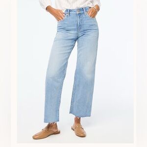 J. Crew wide leg slim cropped jeans